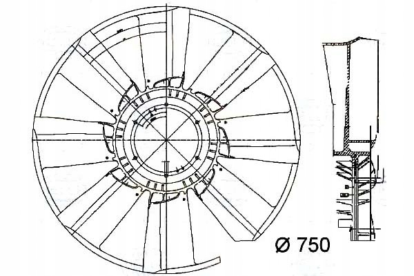 фото №1, Behr hella колесо вентилятора