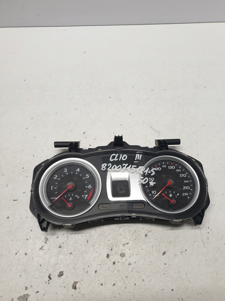 фото №1, Лічильник прилади renault clio iii 8200715181-s