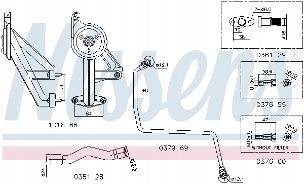фото №10, Nissens набір монтажний турбонагнітача bez dpf