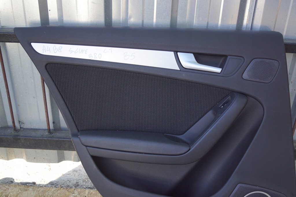 фото №4, Обшивка дверь левый задняя audi a4 b8 s-line