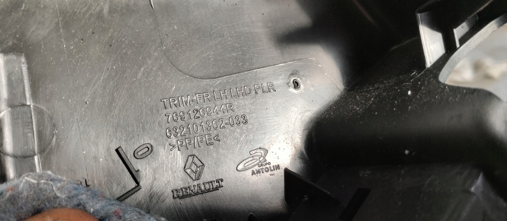 Защита обшивка порог renault austral 23r 769112512r правая в Украине