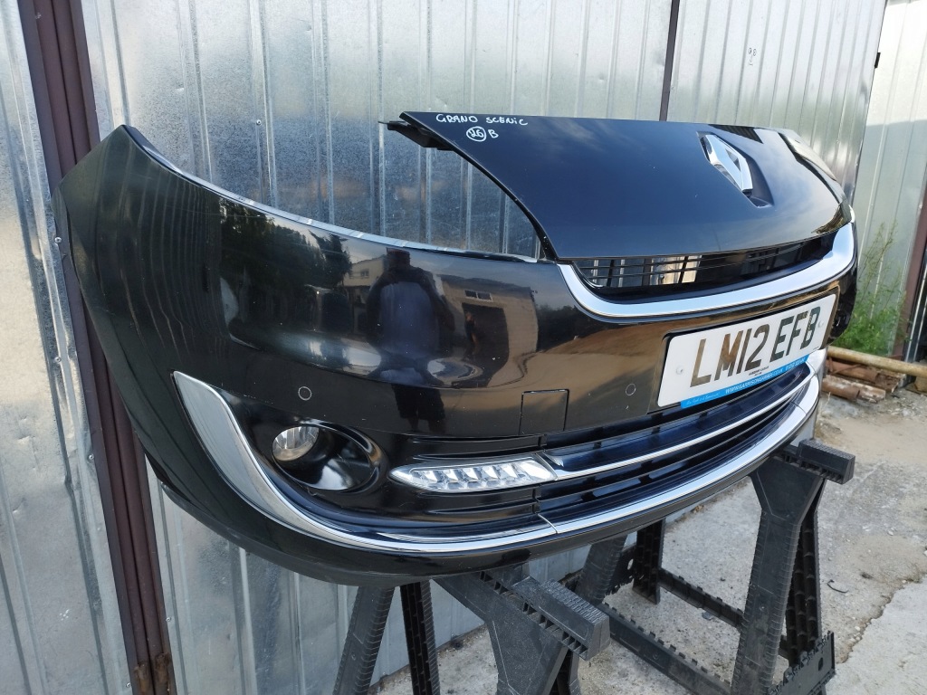 фото №2, Бампер перед хром renault grand scenic iii 3 lift 2012-2016 tegne led pdc