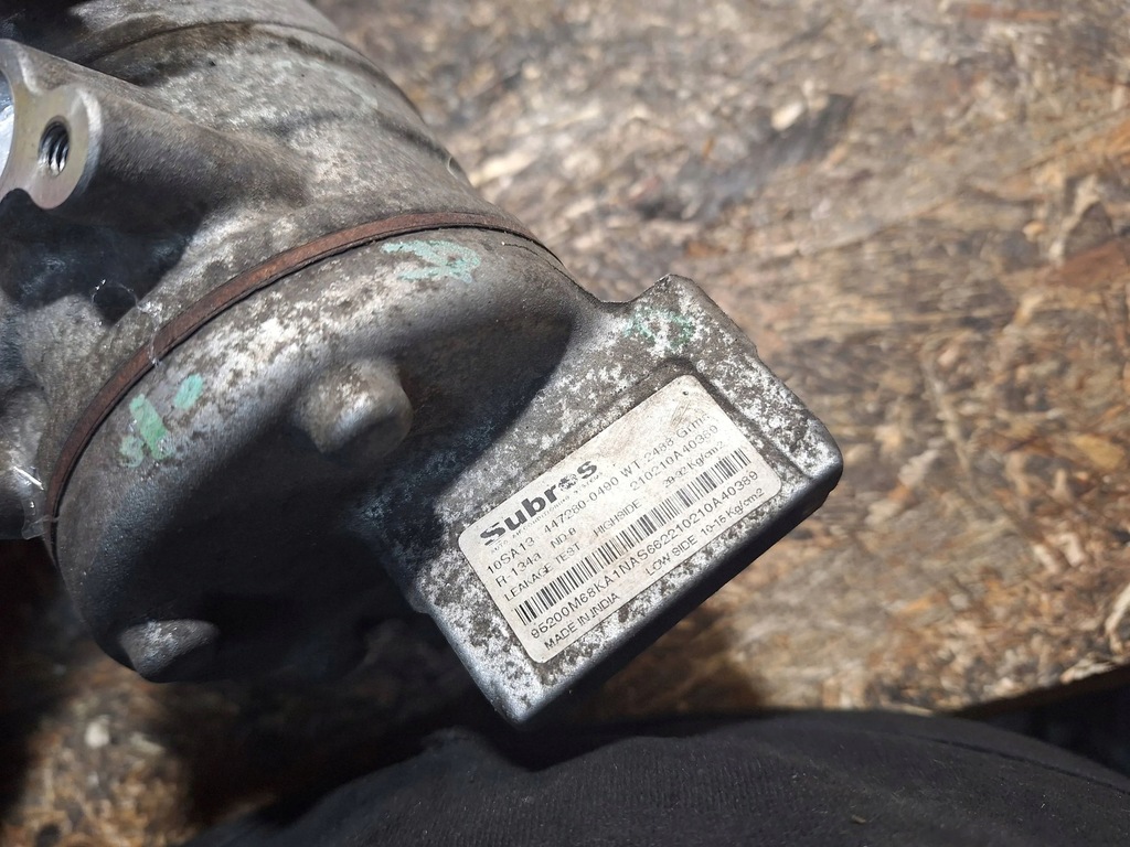 фото №7, Компрессор кондиционера 447280-0490 nissan pixo alto 09-14 1.0