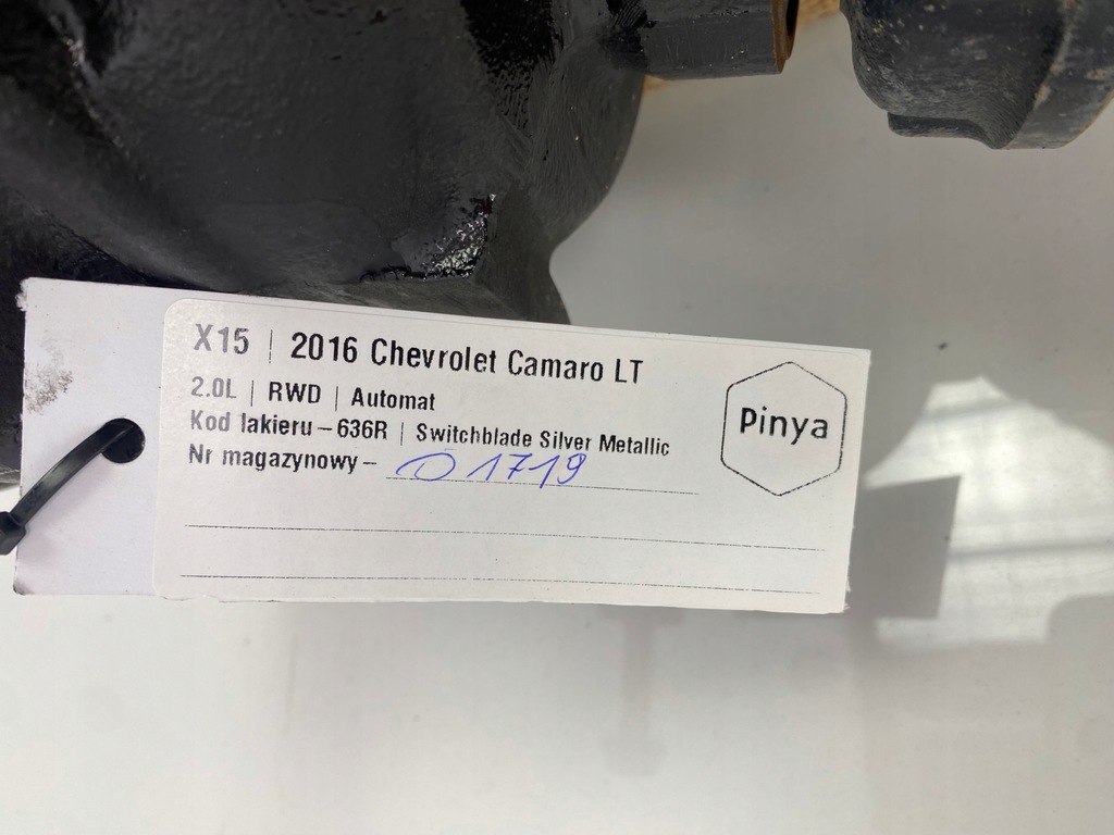 фото №8, Задний мост дифференциал chevrolet camaro 2.0l 2016+