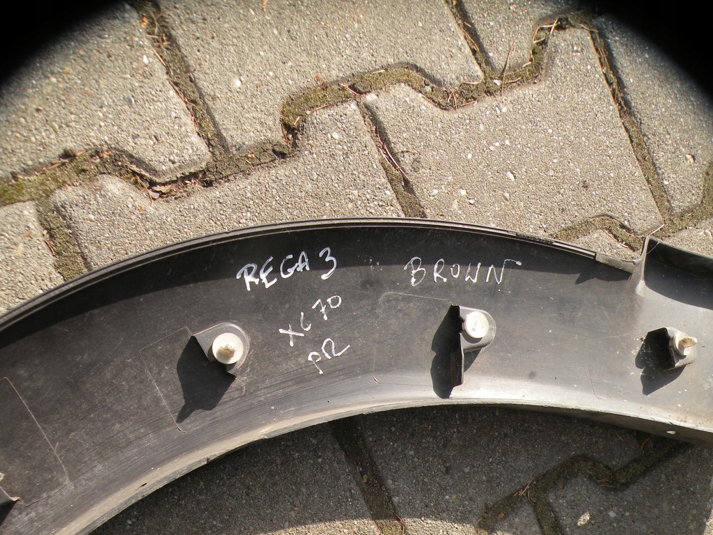 фото №7, Volvo xc70 01-06 молдинг накладка крила правий перед brown