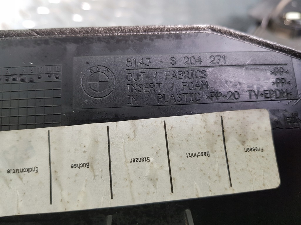 фото №13, Обшивка левый задняя 8 231 903 bmw e46 carbio przedlift