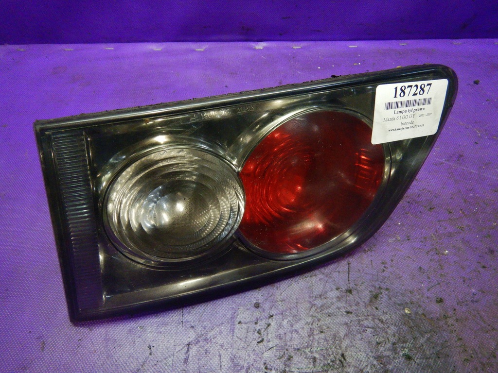 фото №1, Mazda 6 i gg gy 05-07 лампа задня права 22661974