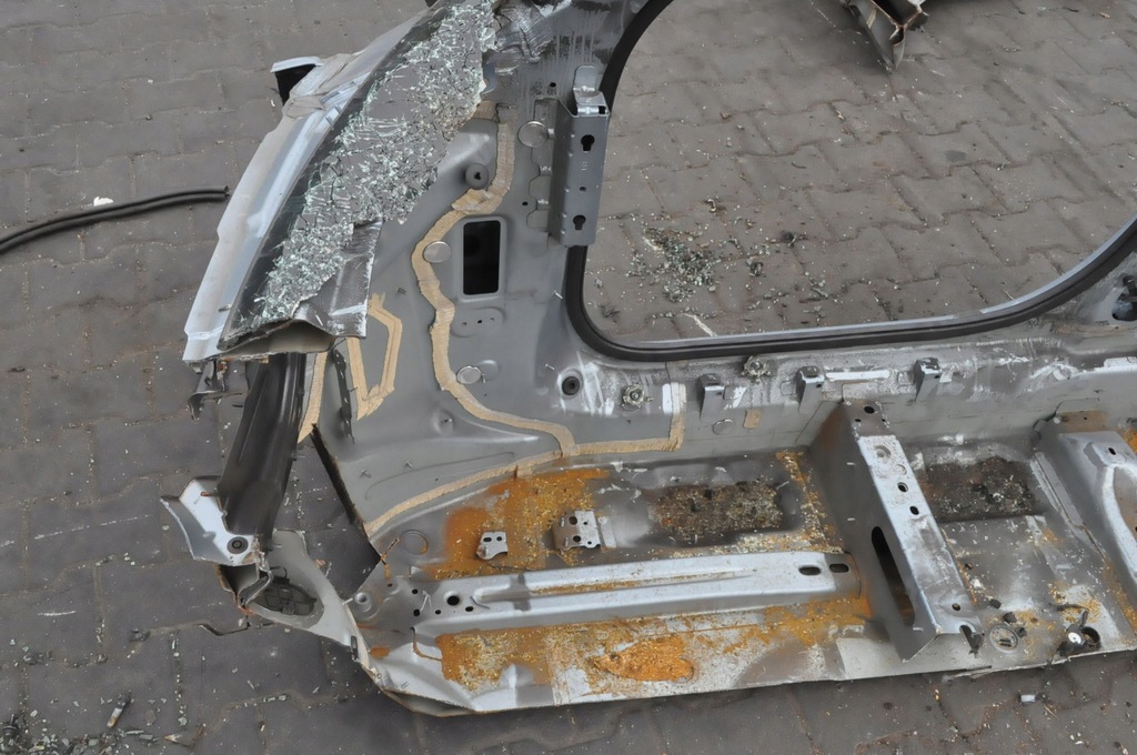 фото №6, Volvo s90 ii 2015-2024 блок двигуна a b c поріг правий довгий