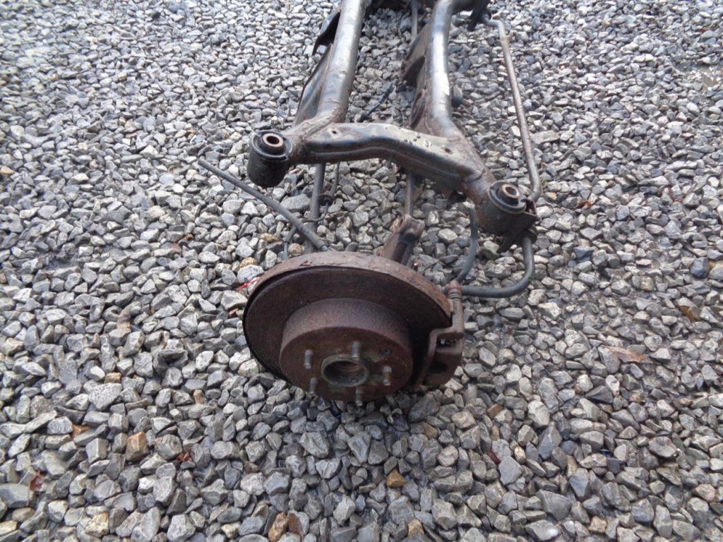 фото №9, Балка задня задня підрамник oś підрамник kpl поворотний кулак nissan x-trail i t30 2000- 4x4