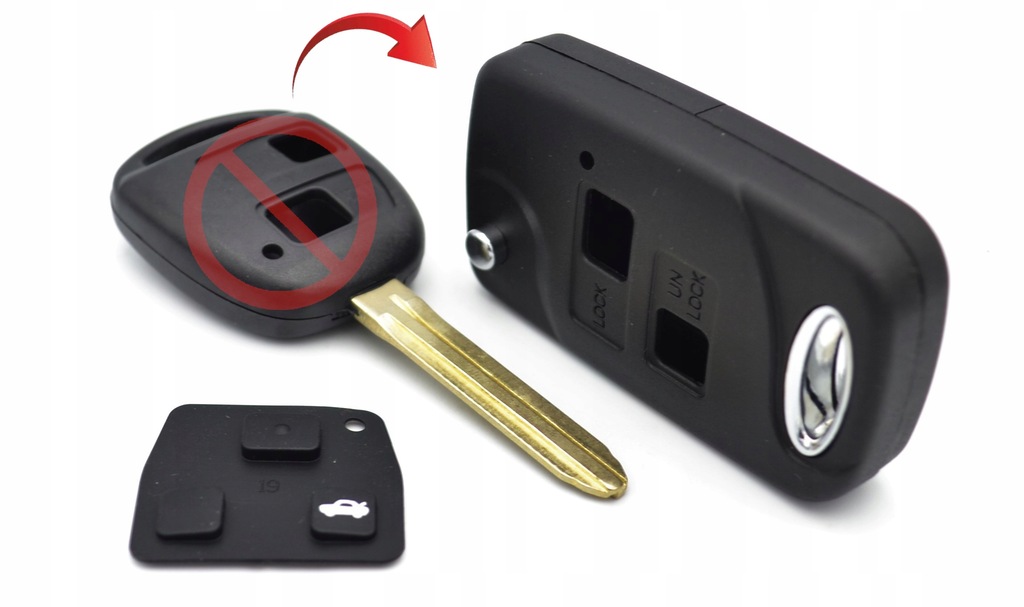 фото №1, Toyota picnic previa prius ключ pilot корпус