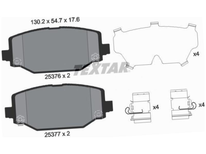 фото №2, Тормозные колодки задняя vw routan 3.6 10-13 chrysler grand voyager v 2.8-3.8 07-