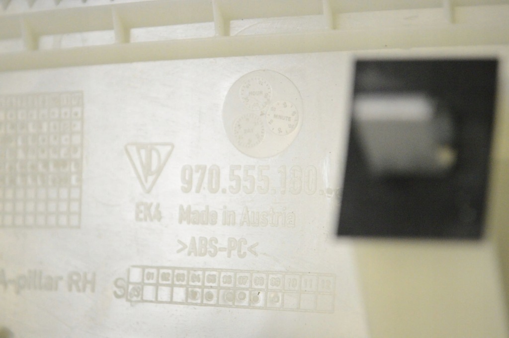 фото №6, Porsche panamera 970 2015 правая сторона защита стойка стекло передней / a