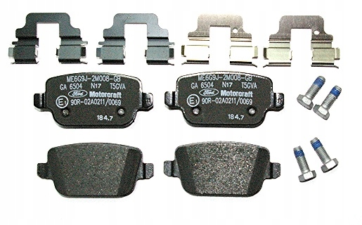 фото №1, Ford mondeo 4 galaxy kuga тормозные колодки тормозные задняя
