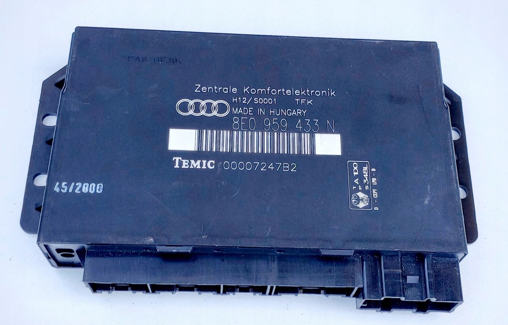 фото №1, Модуль комфорту audi a4 b6 b7 8e0959433n