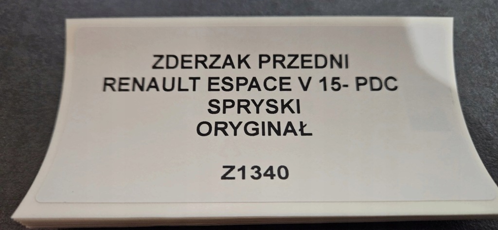 фото №9, Бампер передній renault espace v 15- pdc омивачі оригінал
