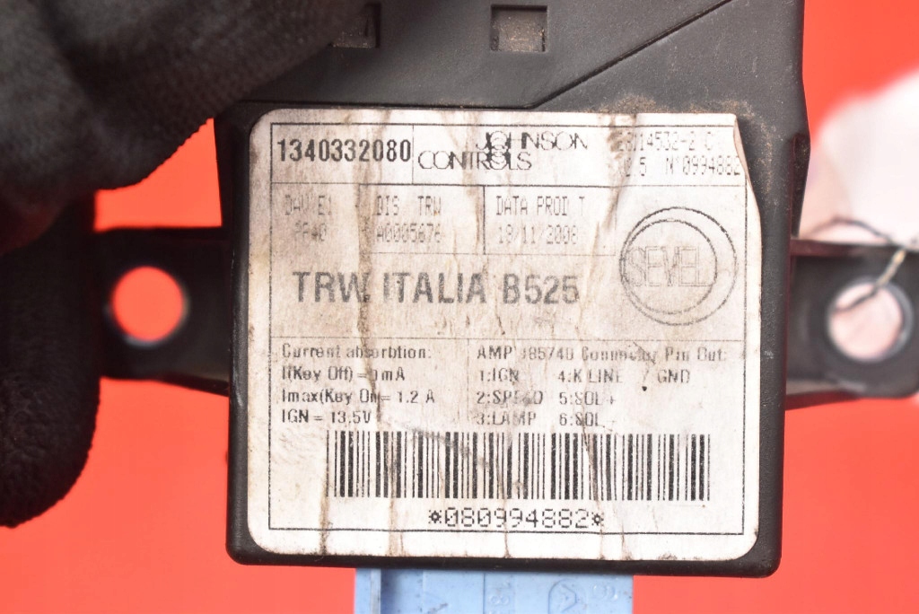 фото №8, Блок управления модуль замка центрального 1340332080 fiat ducato 3 iii 06-14