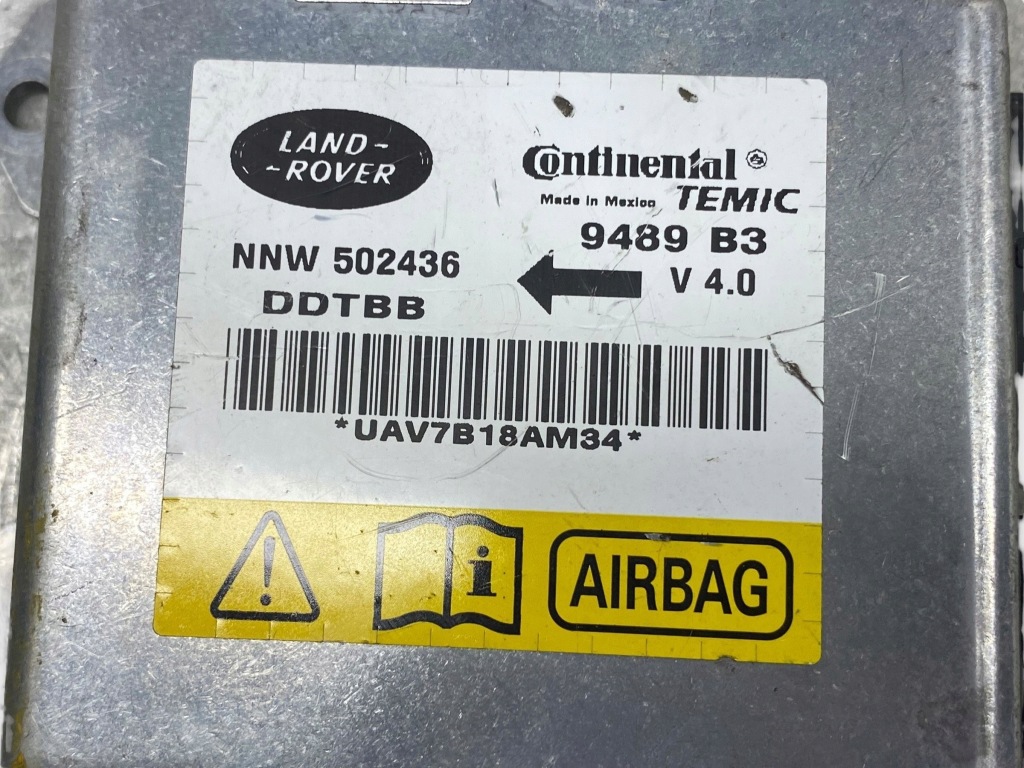 фото №6, Land rover range rover sport l320 2007 блок управления / модуль подушка безопасности 9489b3