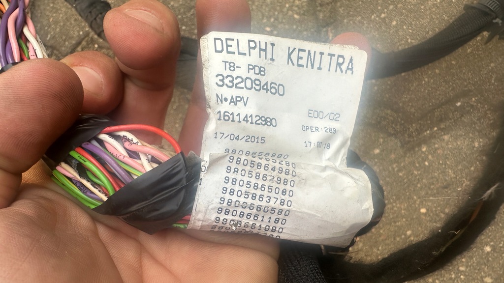 фото №6, Джгут, електропроводка панелі 3008/5008 lift