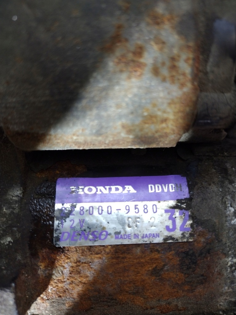 фото №6, Стартер 228000-9580 honda civic vii 1.4