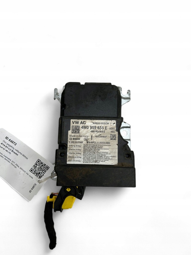 фото №7, Audi q7 4m 2017 блок керування / модуль подушка безпеки