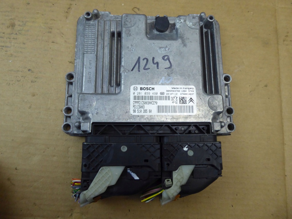 фото №1, Бортовой компьютер двигателя 9851039580 0281039490 peugeot expert iii 1.5 b-hdi 22r