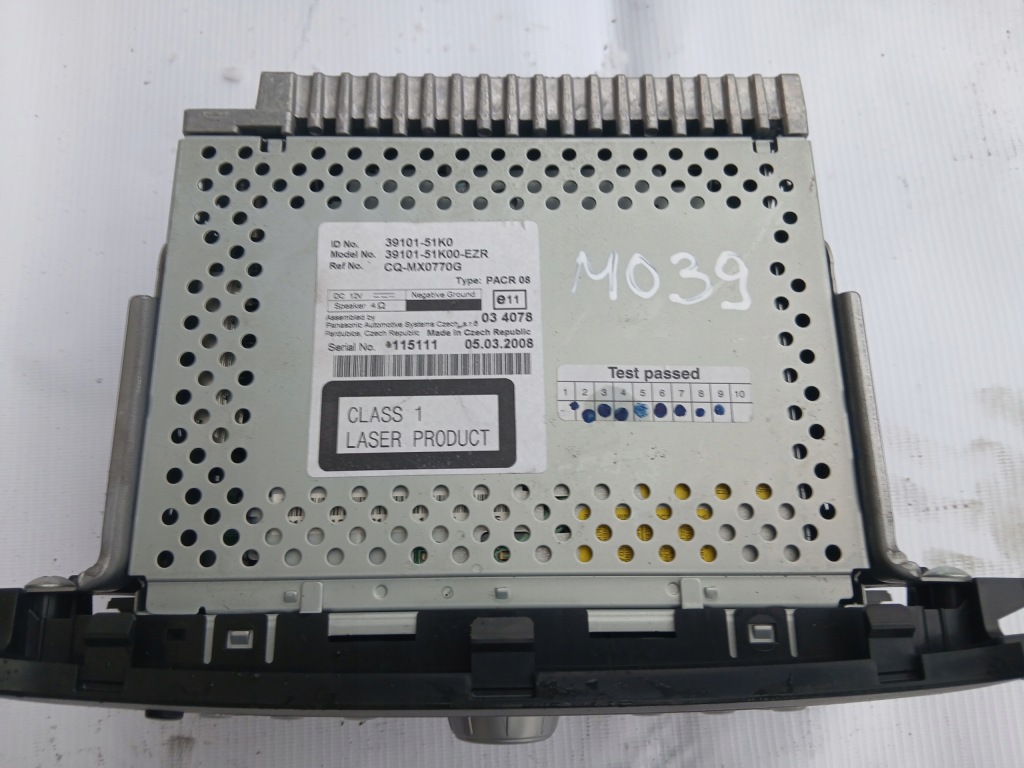 фото №2, Радио радиопроигрыватель opel agila b 39101-51k0