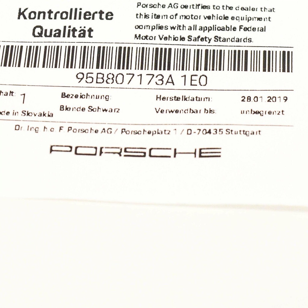 фото №7, Porsche 911 997 boxer оригинальный 95b807173a1e0