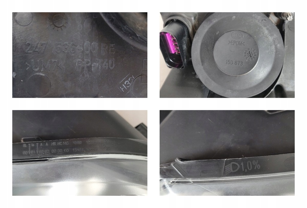 фото №16, Лампа права звичайна vw golf plus 5m1 2009-2012