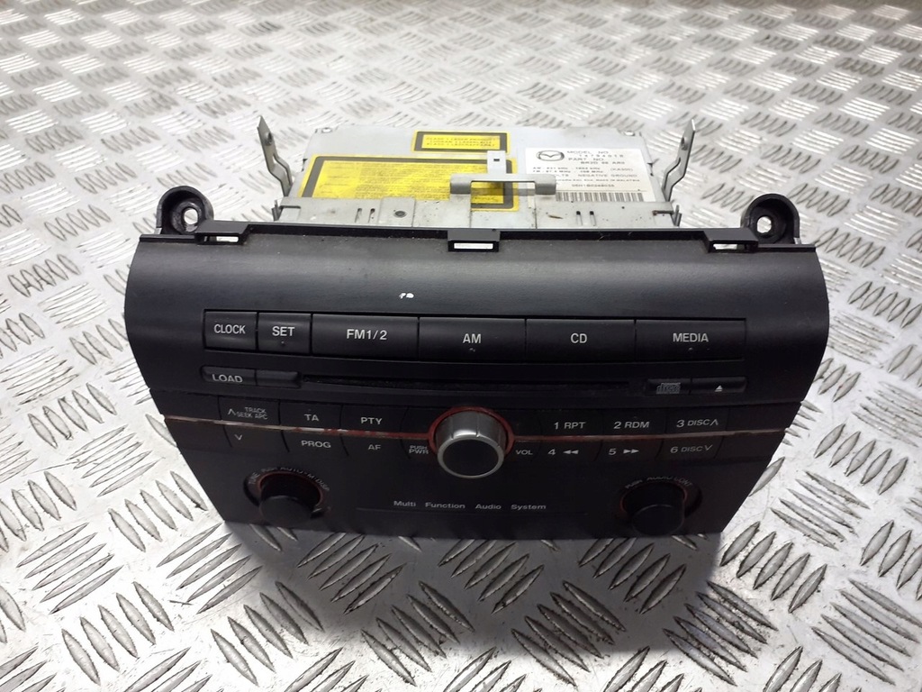 фото №1, Радио заводской mazda 3 bk br2s66ar0