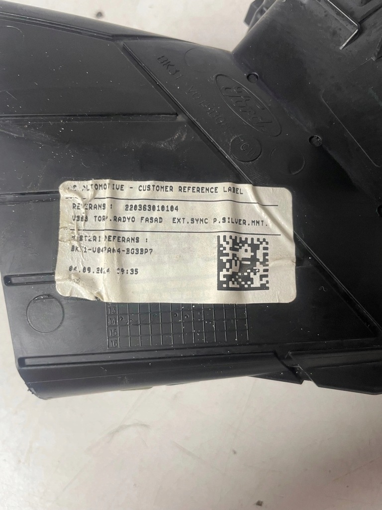 фото №7, Решітка обдув панель приладів повітропровід повітря права ford transit connect mk2 ii