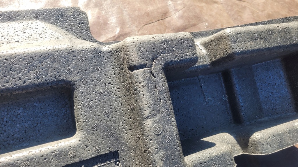 фото №8, Chevrolet aveo t255 абсорбер піна пінополістирол бампера задня