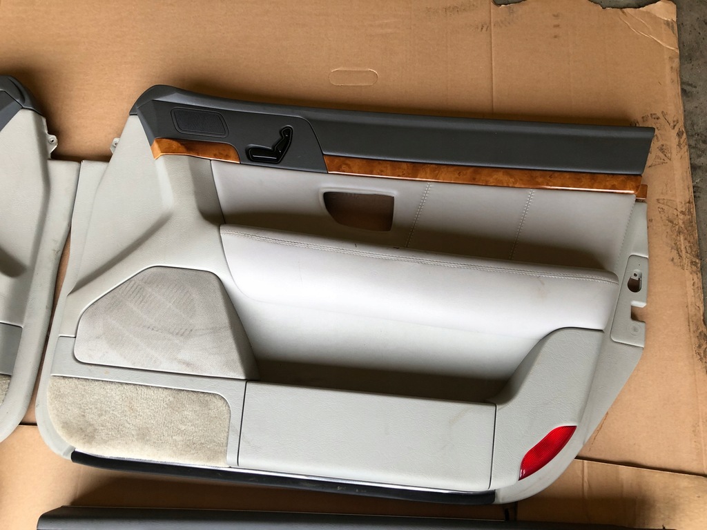 фото №9, Сиденья кожа светлая kia opirus оригинальные полный обивка дверь обшивка