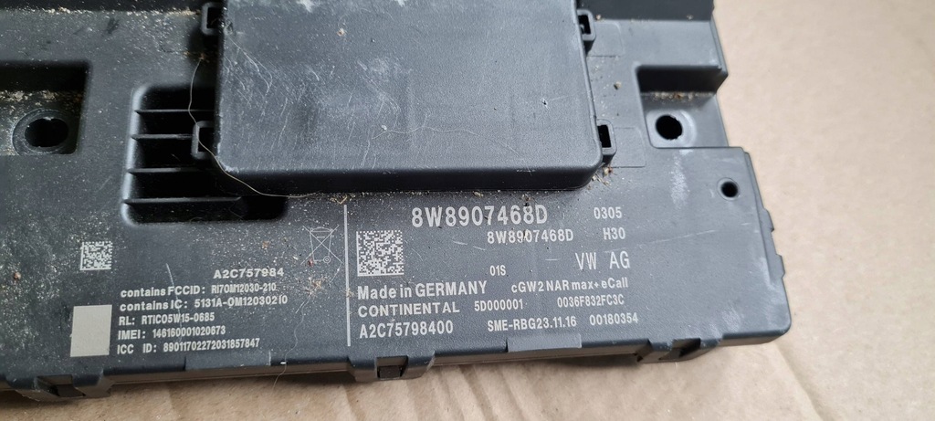 фото №6, S4 b9 8w a4 модуль интерфейс диагностический сети bus 8w8907468d a5 8w s5