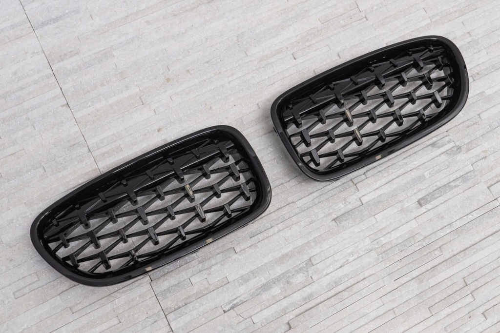 фото №12, Bmw seria 5 f10 09-17 решітка радіатора чорний передній diamond