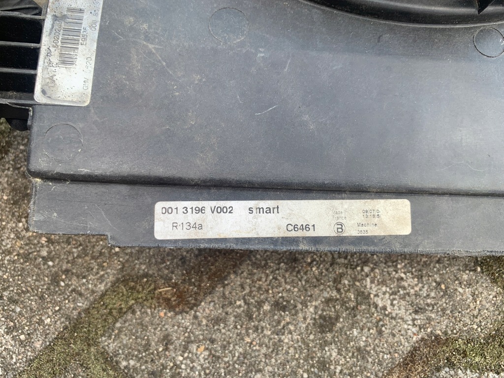 фото №9, Smart fortwo 450 вентилятор радіатора 0013196v002