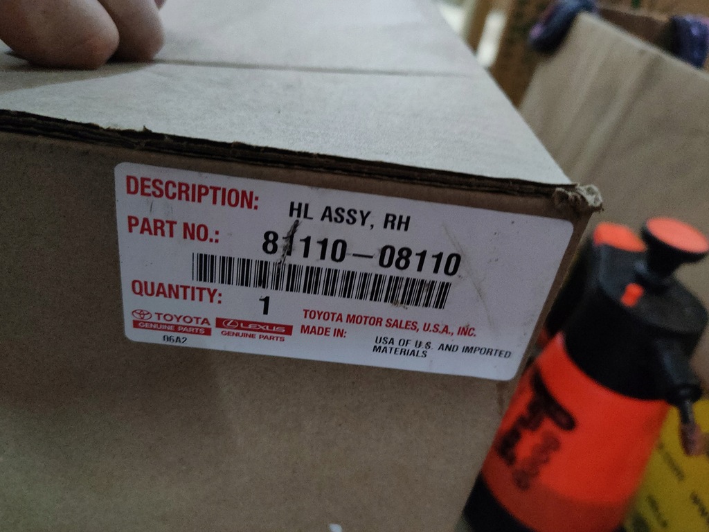 фото №7, Toyota sienna 2021 лампа фара правая левая przó