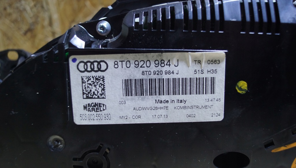 фото №7, Счетчик приборы audi a5 8t 8t0920984j