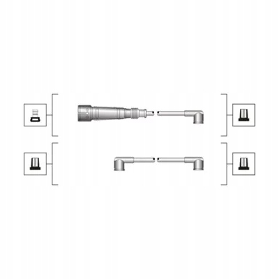 фото №2, Провода кабели зажигания magneti marelli msq0065