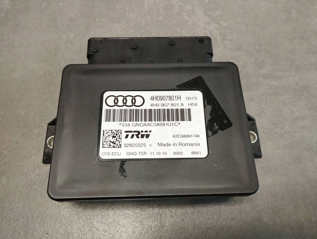 фото №1, Audi a7 4g модуль гальма ручного 4h0907801a