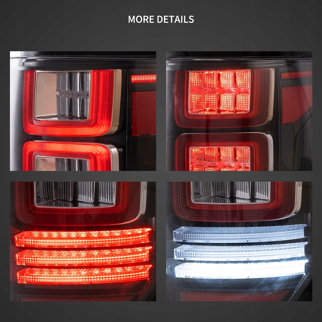 фото №7, Лампа лампы задняя l + r led vland комплект тонированные ford f150 f-150 2009-2014