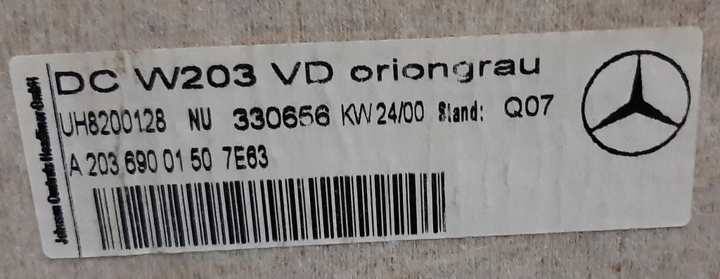 фото №8, C-klasa w203 стеля sedan