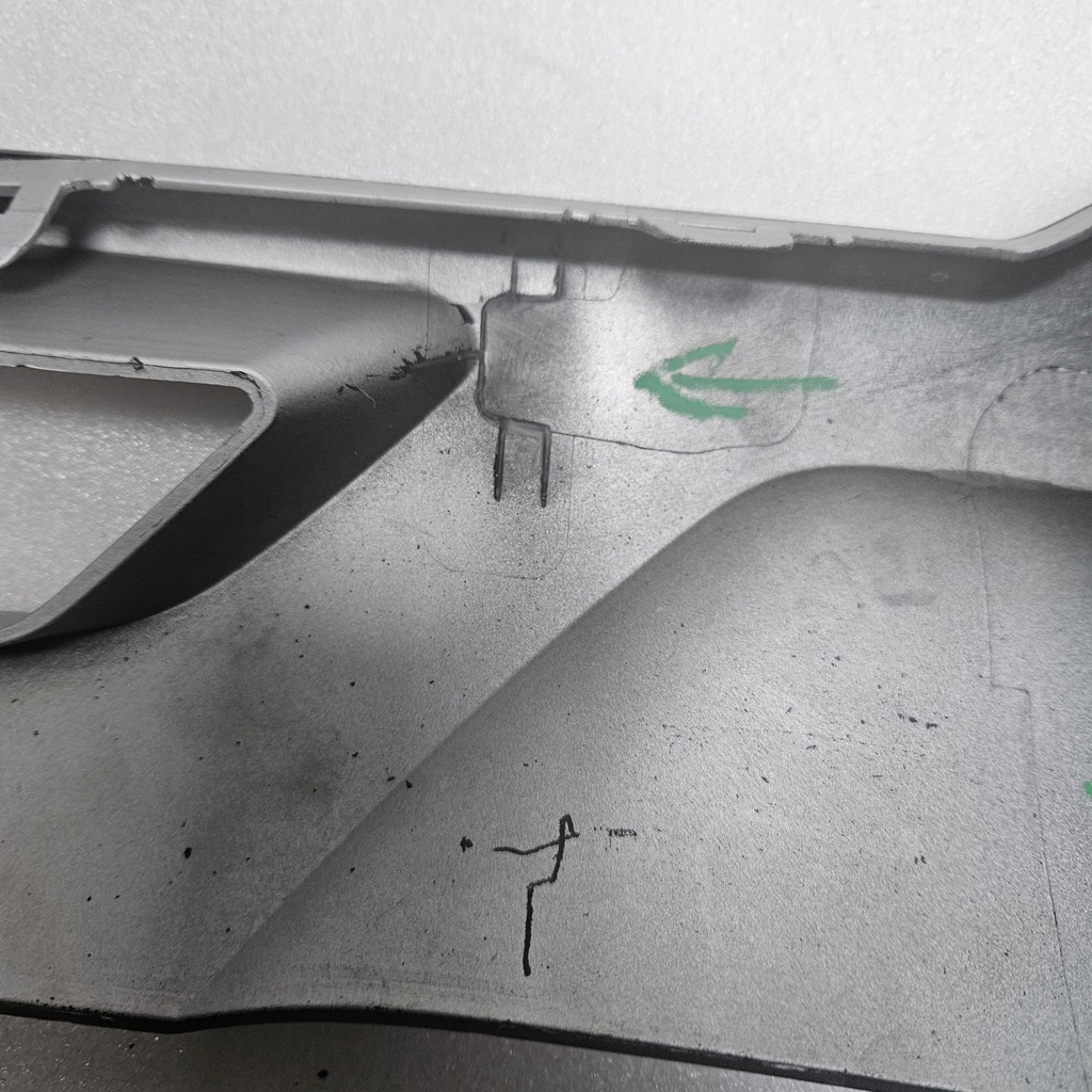 фото №7, Dacia spring спойлер накладка дифузор бампера заднього задня