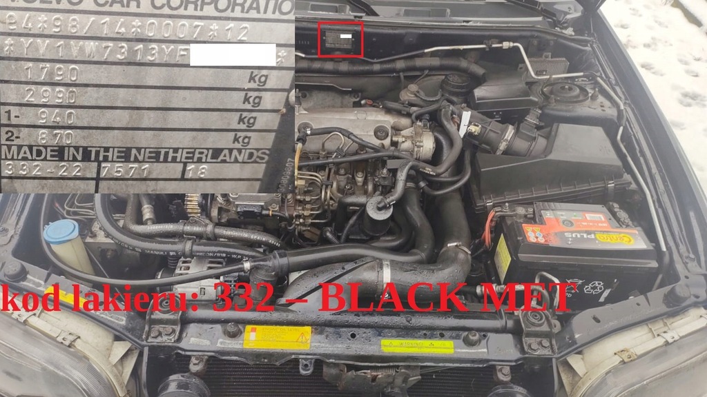 фото №9, Петлі кришки задня багажника 332 volvo v40 i kombi