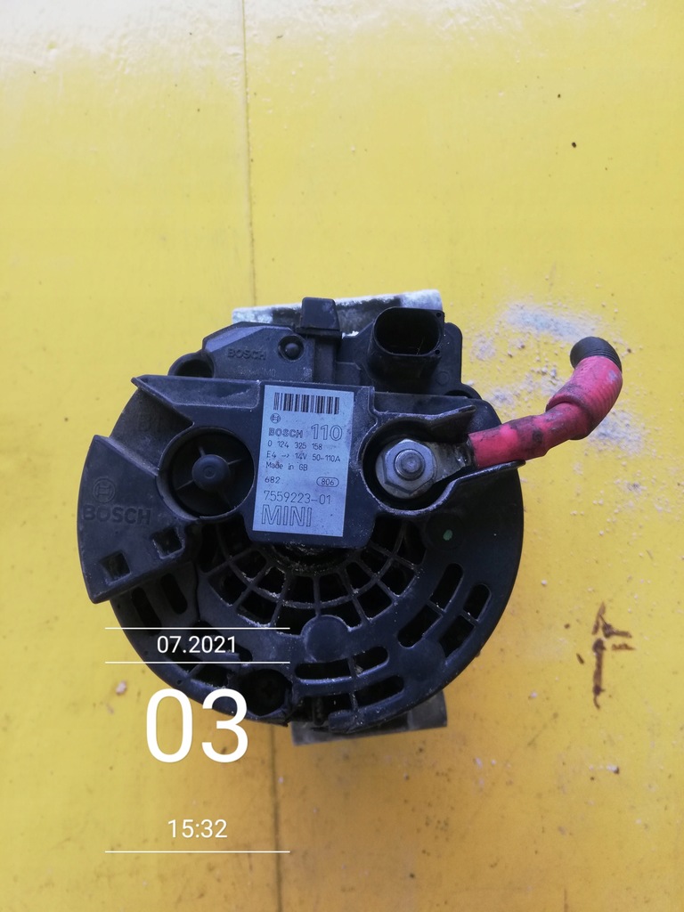 фото №3, Mini cooper one r50 генератор 7559223-01