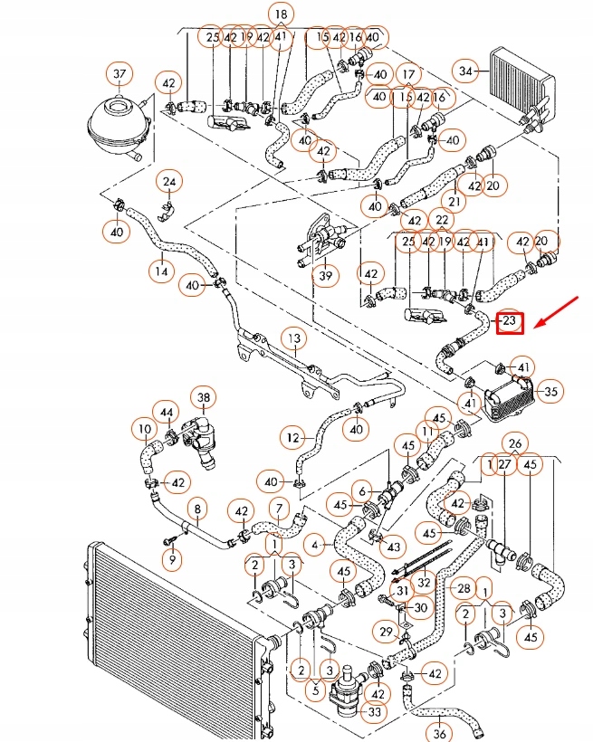 фото №7, Audi a3 8p охлаждающая жидкость шланг 1k0121156bf