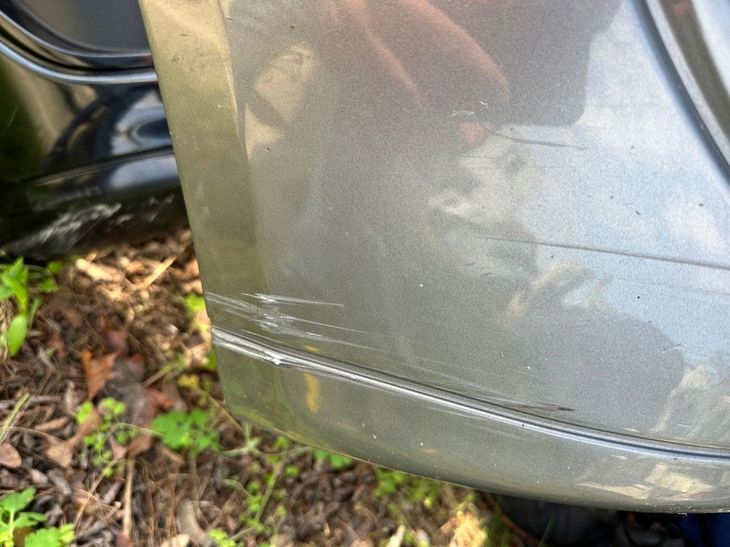 фото №10, Mercedes b klasa w245 бампер перед передний с хромированные элементы szary лак 748