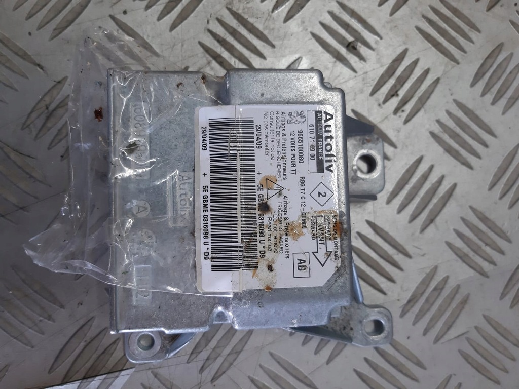 фото №1, Датчик модуль подушек peugeot partner iii 308 307