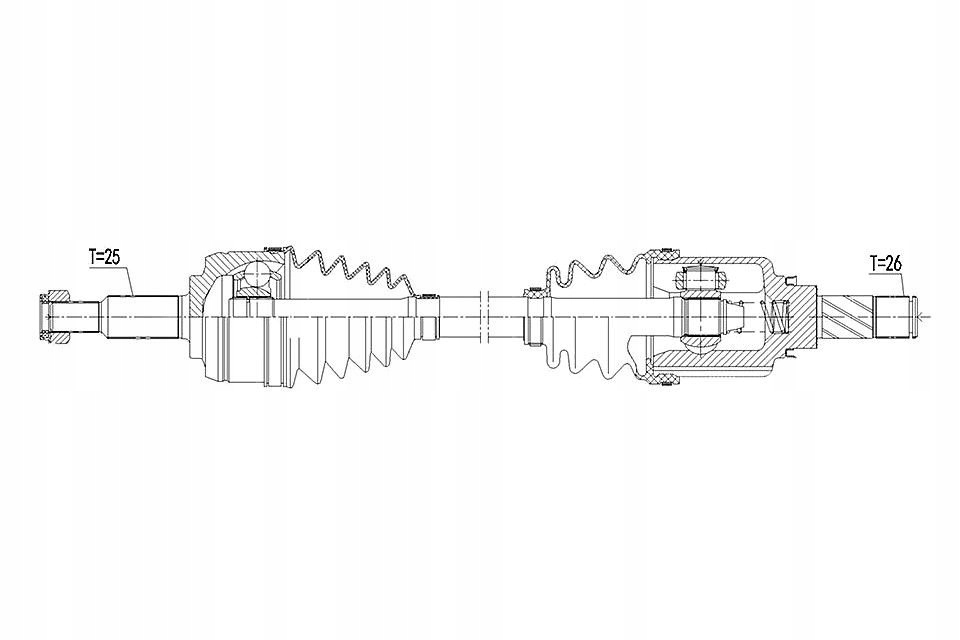 Npw-re-113 nty привідний вал привідна Оригінал