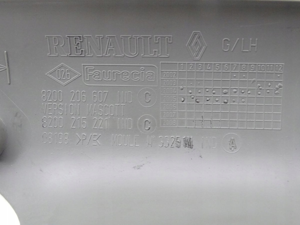 фото №3, Renault master ii 03-10 захист стійка лівий перед