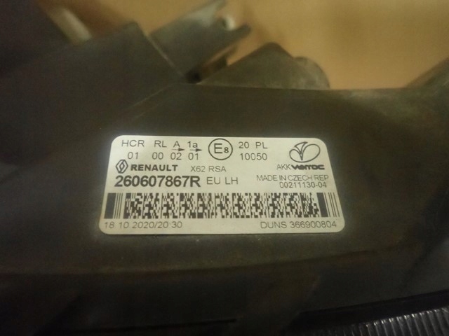 фото №5, Лампа левая фара левый renault master 4 iv led